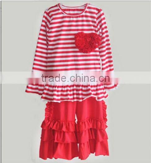 Giggle Moon Remake Outfit Boutique vintage Toddler Girls Wholesale Persnickety Kids stripe Easter Ruffle Summer Clothing Sets
