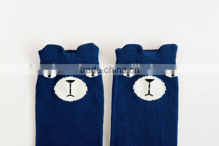 Lovely animal anti-slip cotton infant baby scoks