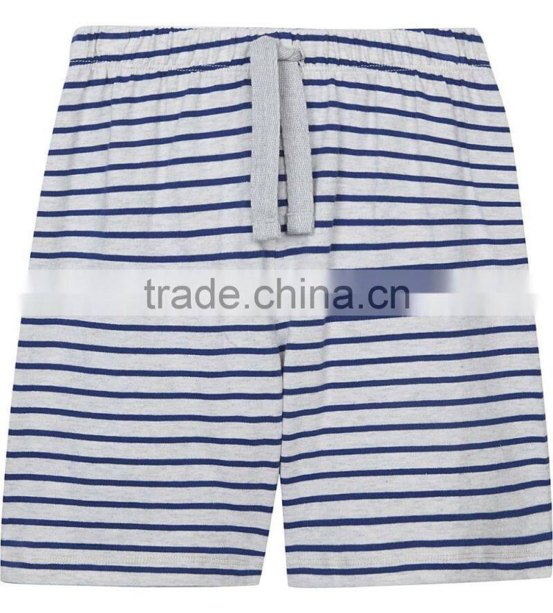 2017 wholesale kids latest design summer sleepwear cotton casual sleeping suit pajamas children stripe cotton pyjamas 1-6 years
