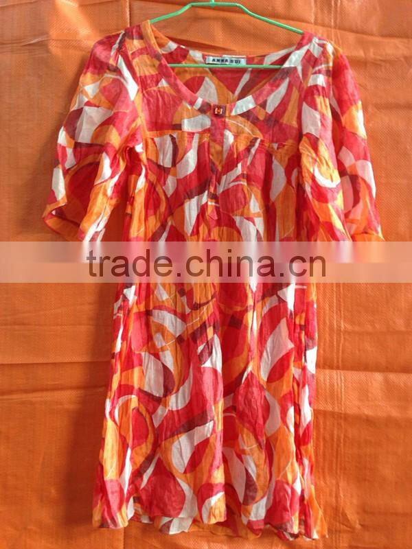 2016 used fashion and clean cotton dress for sale
