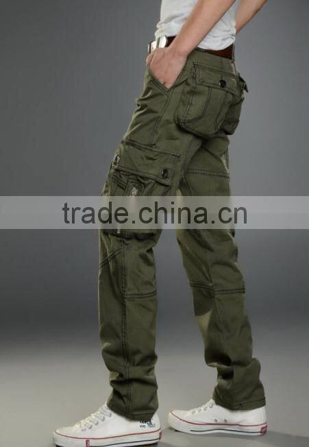 Casual style men military cargo pants