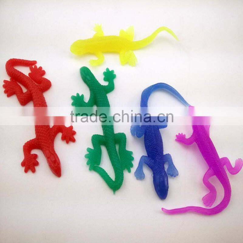 Sticky lizard toy TPR stretchy lizard toy