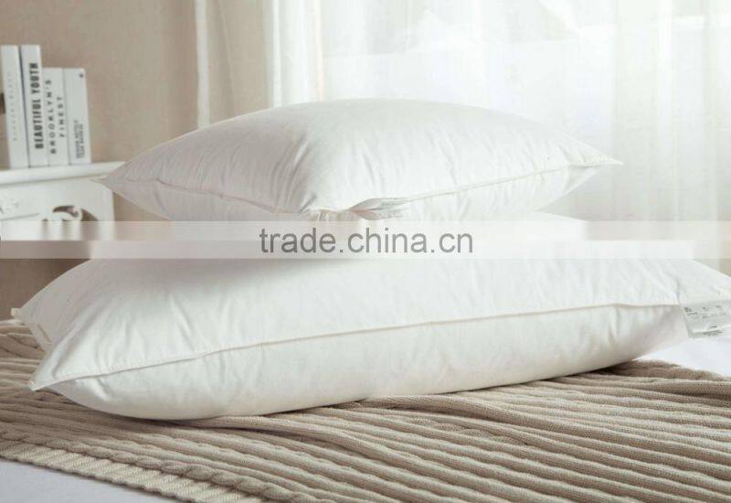 Custom down filling travel pillow