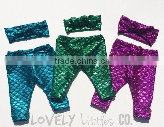 2017 the most fashionable baby mermaid pants for the girls