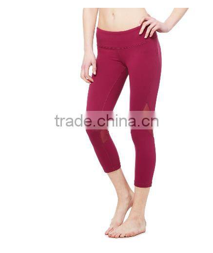 Wholesale Nylon Spandex Yoga Pants Women Capri Sport Leggings Fitness