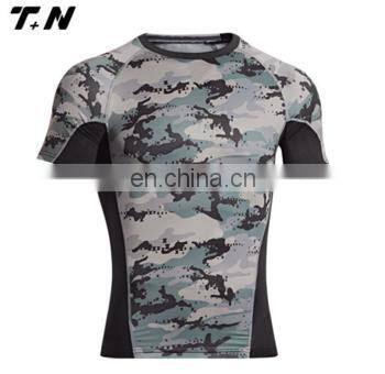 Wholesale short sleeve compression shirts rash guard