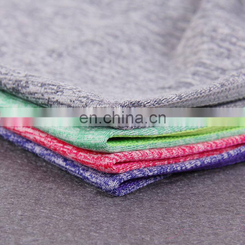 Custom design t shirt wholesale China 90% polyester 10% spandex long sleeve fitness t shirt for women