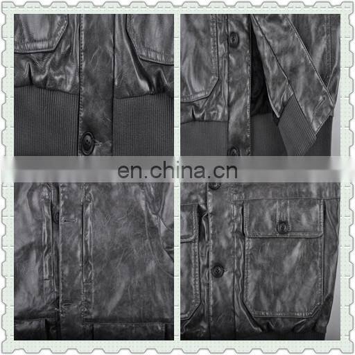 Casual jackets,casual pu jacket for men