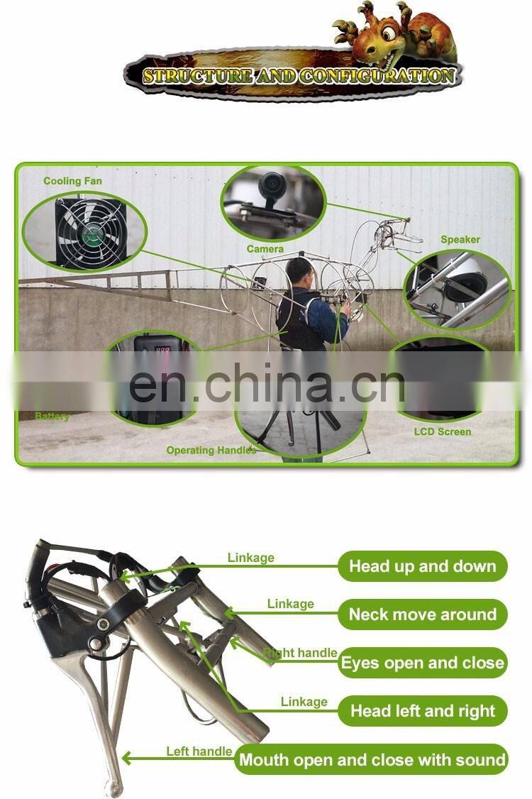 Realistic Walking Dinosaur Costume With Sounds