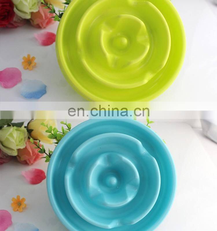 2016 Slow Food Pet Bowl,wholesale Strange new anti-choking dog bowl ,healthy food dog bowl for pet feeder