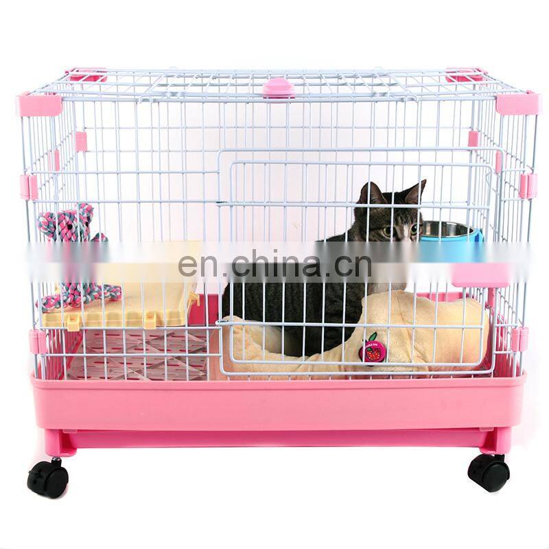 Cat Cages with Climbing Ladders & Rest Benches, Indoor Cat Home Cages in Small-Medium-Large single-double-three layer