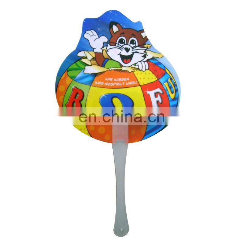 custom making logo artwork printable advertising paper fan