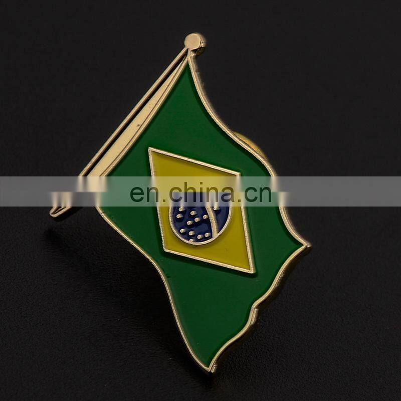 Die Cut UAE Victory Three Finger Hand Gold Sliver badge Pin Badge Sets