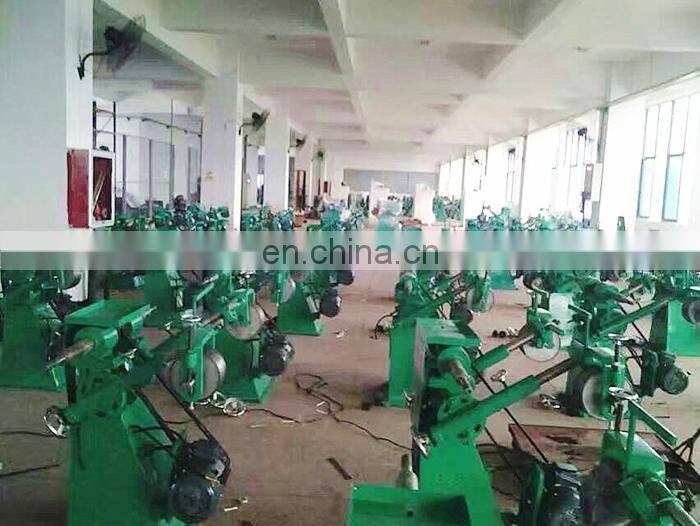 Semi auto belt sanding polishing machine