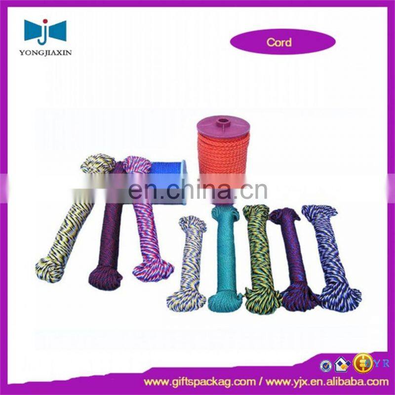 twisted cord 1mm-12mm 3 strand nylon,cotton,polyester twisted cord