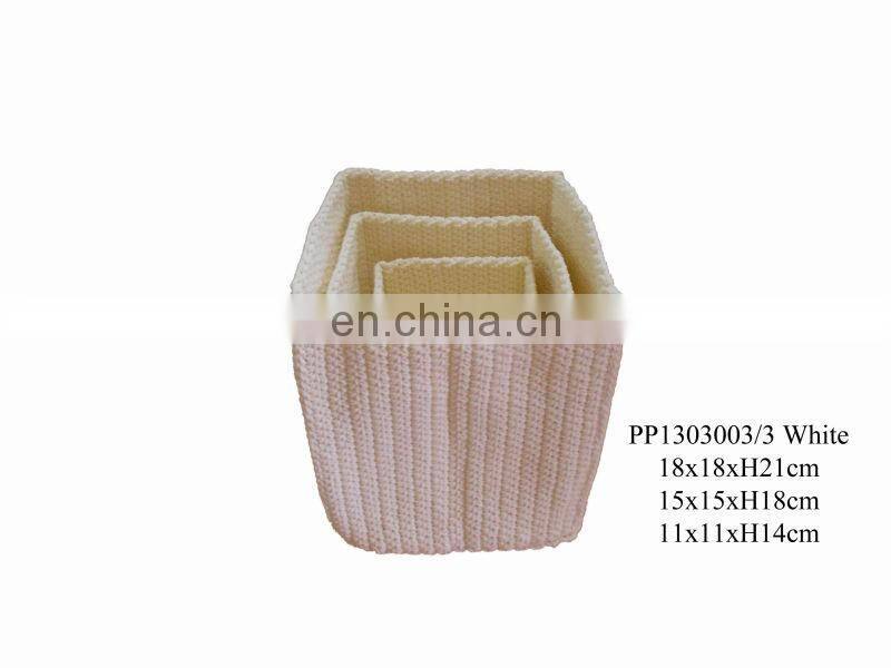 handmade pp decor gift crochet basket