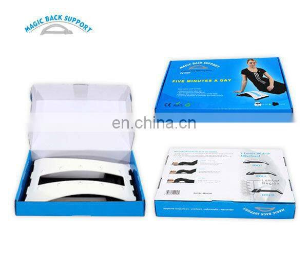 Magnetic lumbar back stretcher
