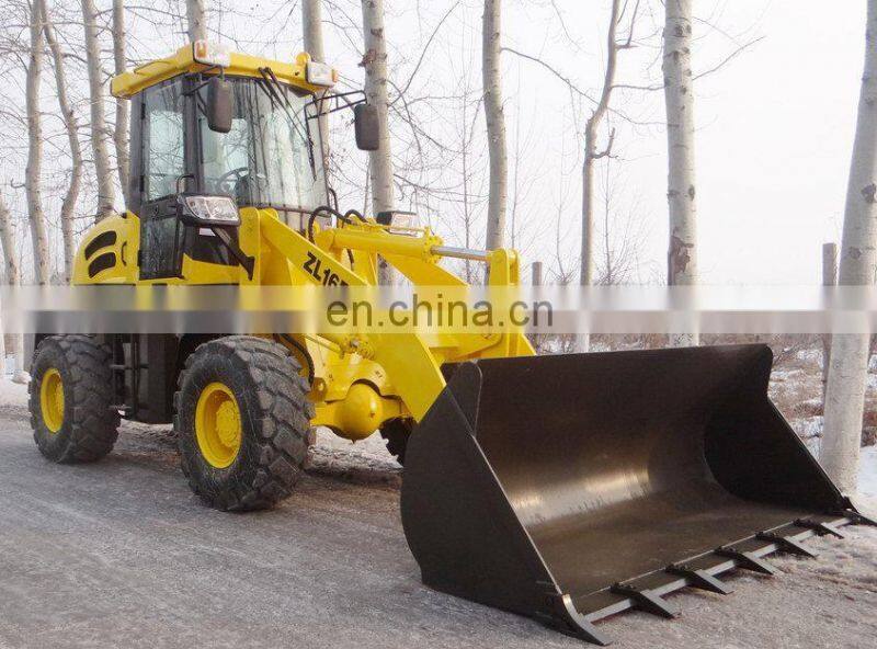 Popular China cheap ZL16 wheel loader