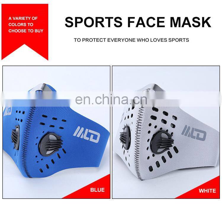Custom logo neoprene outdoor sports mask with multiple colors to choose