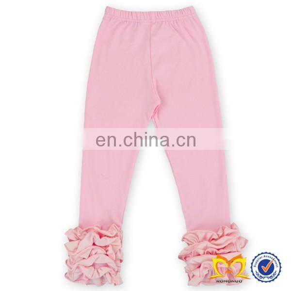 Girl Polka Dots Applique Ruffle Tunic And Stripe Leggings Wholesale Children Clothing Kids Thanksgiving Boutique Outfit