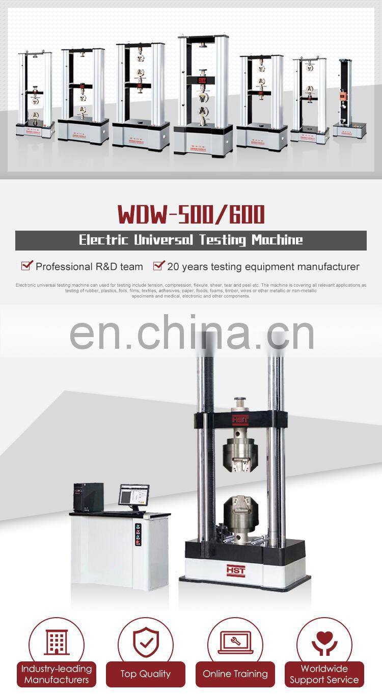 WDW-500KN Automatic Electronic universal tensile strength testing machines price