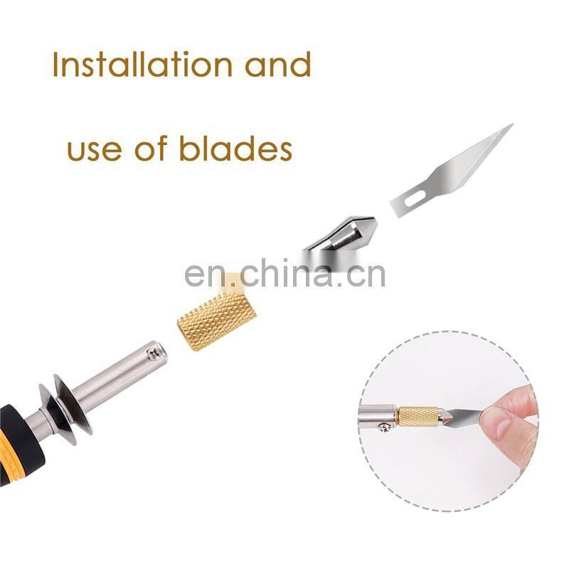 Woodburning Soldering Tool Set 22 Interchangeable TIPS wood burning pens and tips