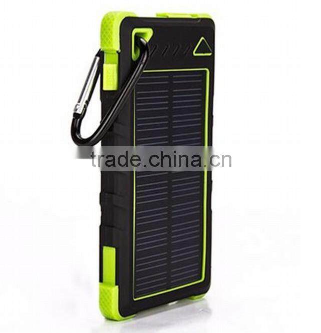 2015 new arrival 10000 mah solar power bank