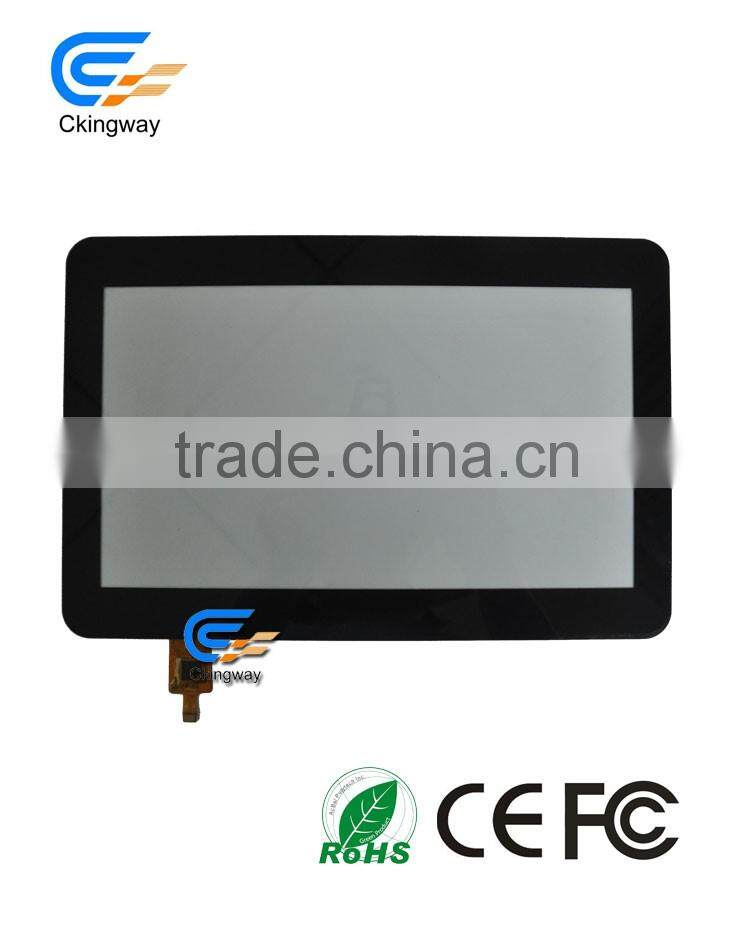 High Resolution Projection capacitive framed multi touch overlay 10.1 Inch With Multi Point