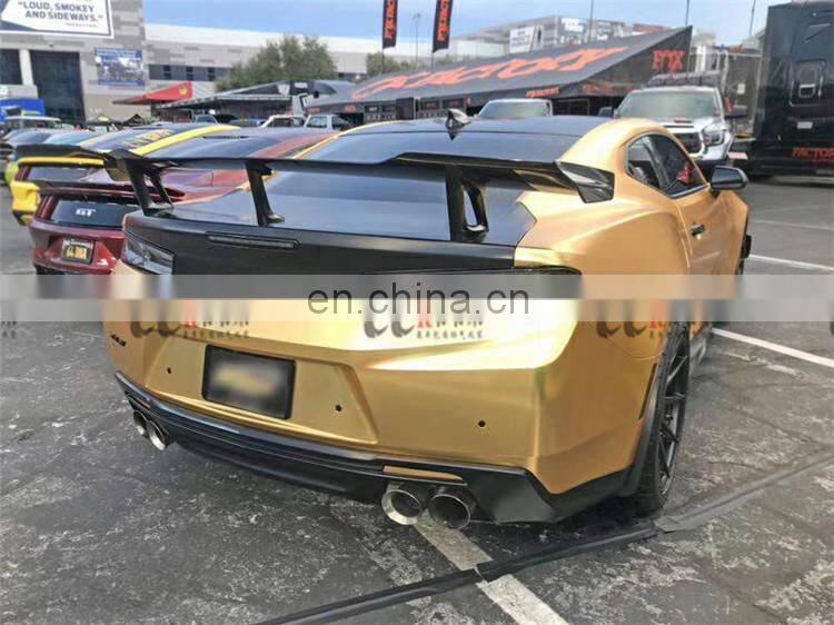Beautiful Carbon fiber body kit for Chevrolet Camaro in 1LE style wing spoiler trunk spoiler with auto tuning accessories