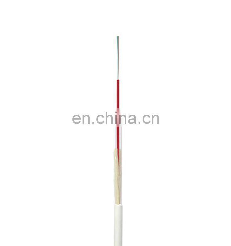 FTTH France double sheath Indoor/Outdoor 4.6mm 6mm 500m G657A2 Fiber optical Drop Cable 1fo fiber optic cable