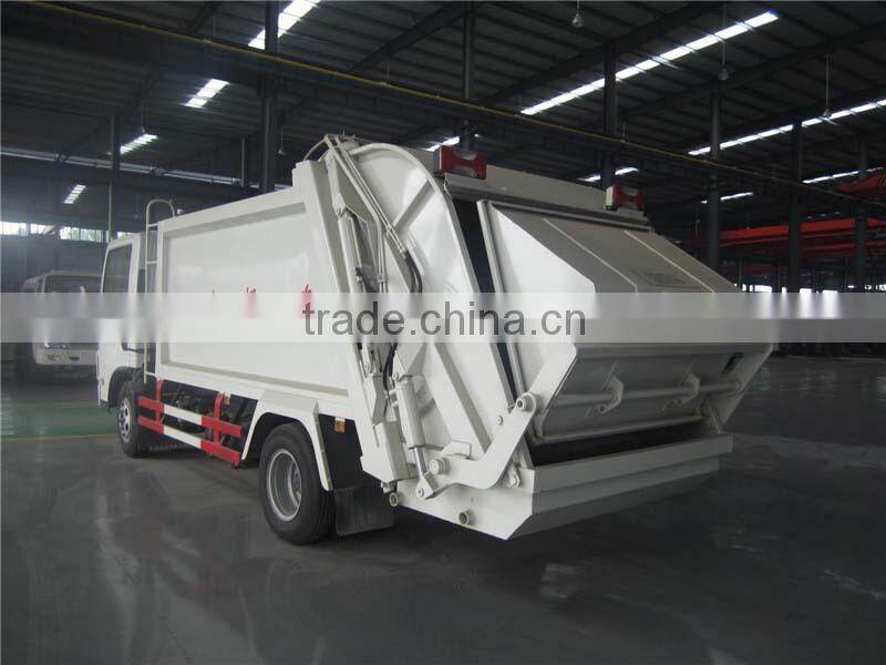 Yuejin 5m3 mini garbage truck
