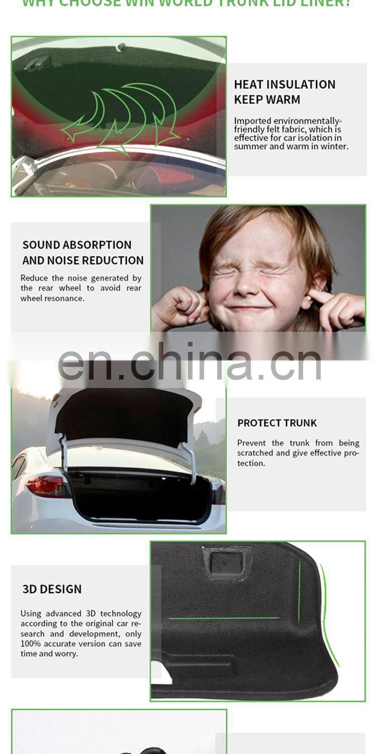 Auto parts manufacturer 84620SNVH00ZA car mats trunk lid liner for Honda Civic 2006-2011