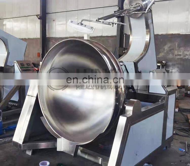 Automatic Steam heating pepper paste cooking mixer machine jacketed kettle