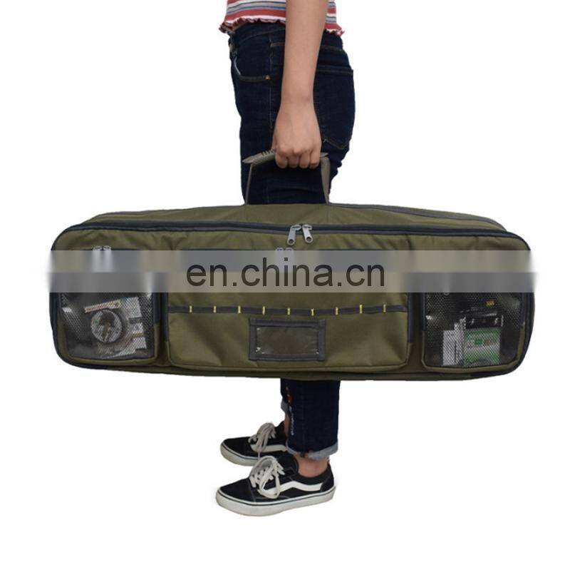 31.4*5.1*9.25 inches Multifunctional Fishing Tackle Storage Case Utility Bag Peche Water-Resistant Fishing Bag