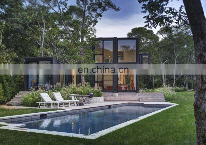 low cost luxury prefab house hotel use resort prefab modern prefabricated house