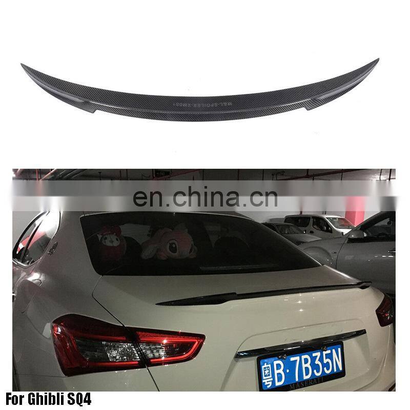 Carbon Fiber Spoiler Wing For Ghibli SQ4 2014-2017 Rear Spoiler