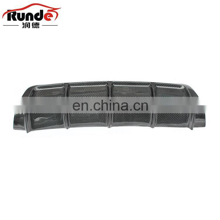 Runde Car Parts For BMW 5 Series F10 F18 Crossover Version Carbon Fiber Material Car Rear Bumper Lip