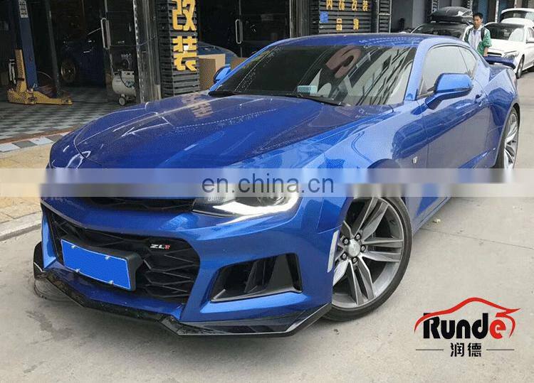 Runde Car Modification Accessories PP Material Front Rear Bumper Side Skirt Fender Suitable For Chevrolet Comero ZL1 1LE Body Kit
