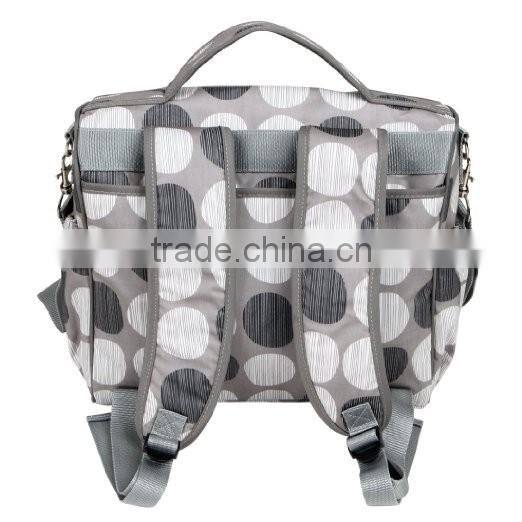 Convertible Diaper Bag Backpack,Plus Baby Changing Pad and Insulated Bottle Holder