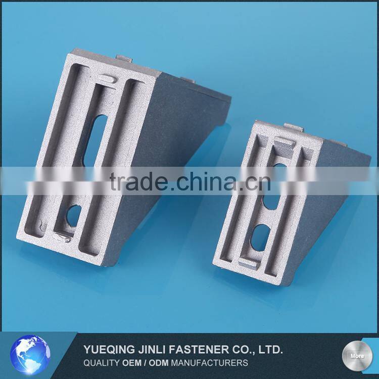 Die cast aluminium bracket/aluminium profile accessories/angle