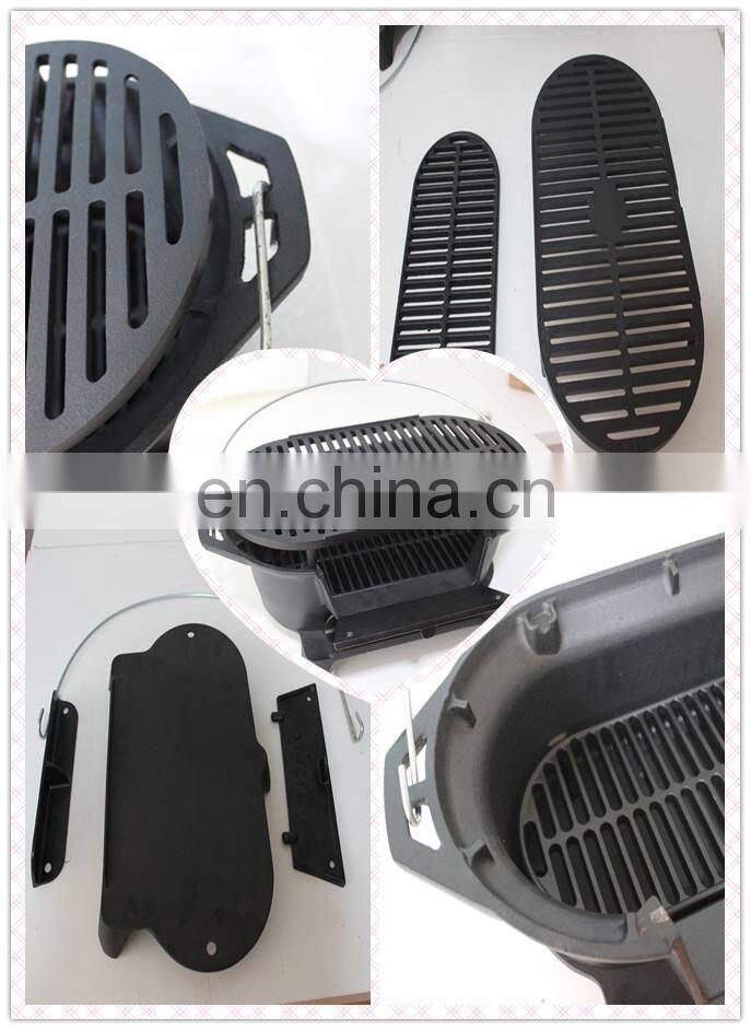 Russian homemade cast iron charcoal bbq grill