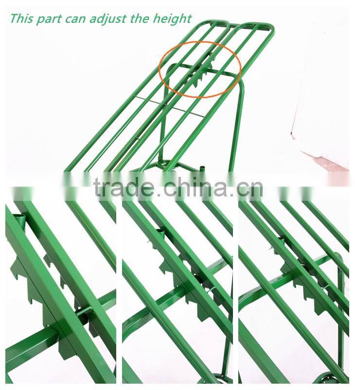 Steel fruit and vegetable display shelf