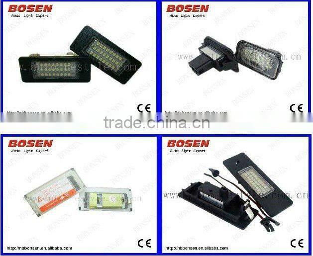 VW LED licence plate lamp