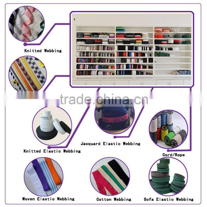 2016 white high quality Eco-friendly wholesale and woven cotton webbing tape