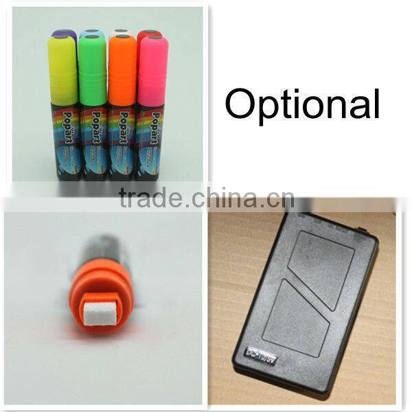 Latest hot Double-sided wooden LED moving board