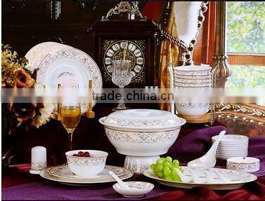 56 pcs custom porcelain ceramic dinner plate