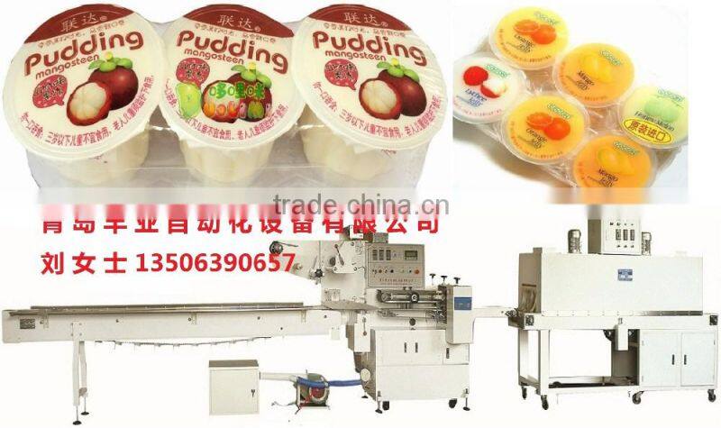 Multi-pieces Pudding/Jelly Auto Shrink Packaging Machine