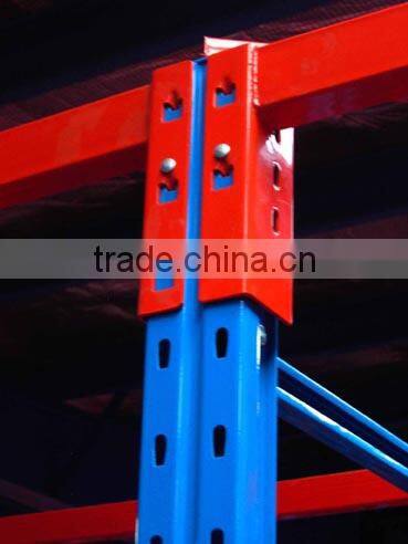 Solid steel plate storage rack