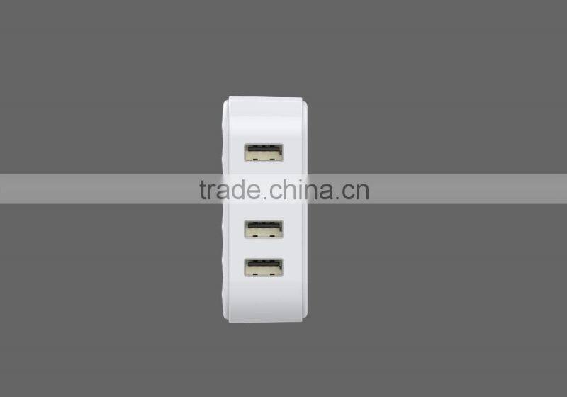 Forrinx 4 ports USB Desktop high speed charging station, mini usb charger for samrt mobile phone/MP3/MP4 player