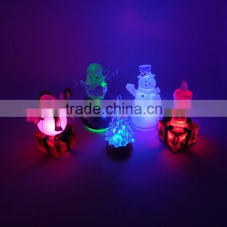 Led Night Light Plastic Halloween Pumpkin Light Make-up Party Decoration